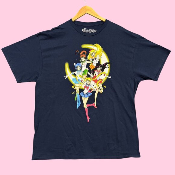 Pretty Guardian Sailor Moon Anime Poster Tee XL - Picture 1 of 4